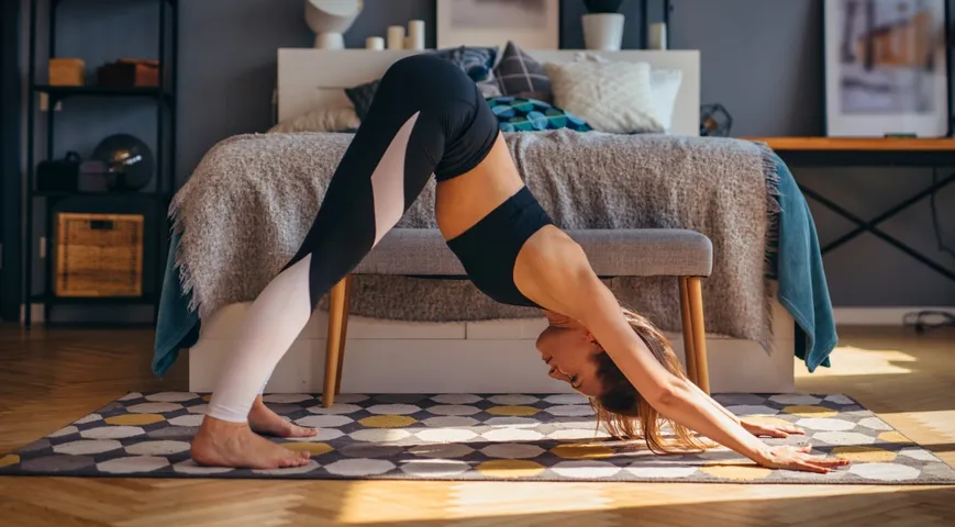 Calming night yoga positions